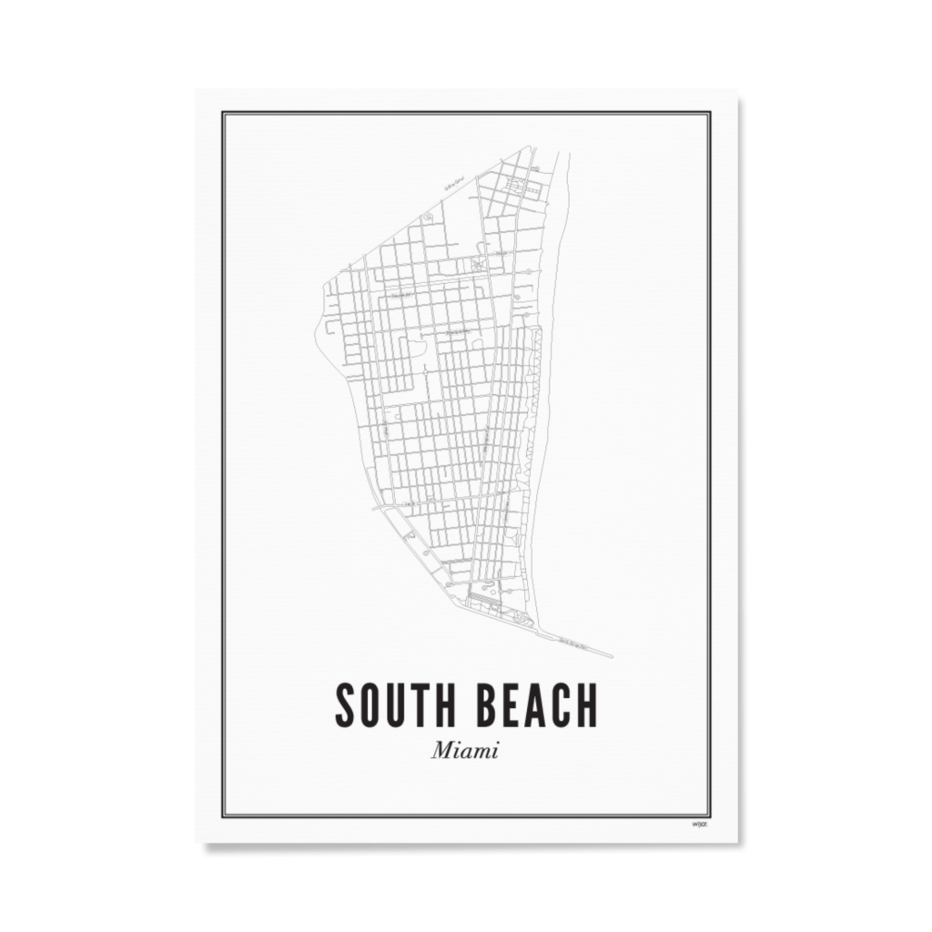 Affiches de Miami - South Beach | WIJCK.
