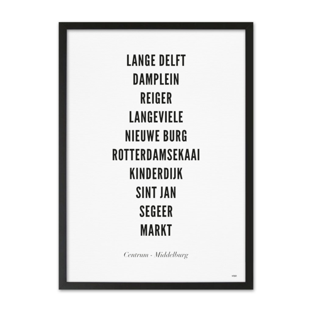 Affiches de Middelburg - Centre | WIJCK.