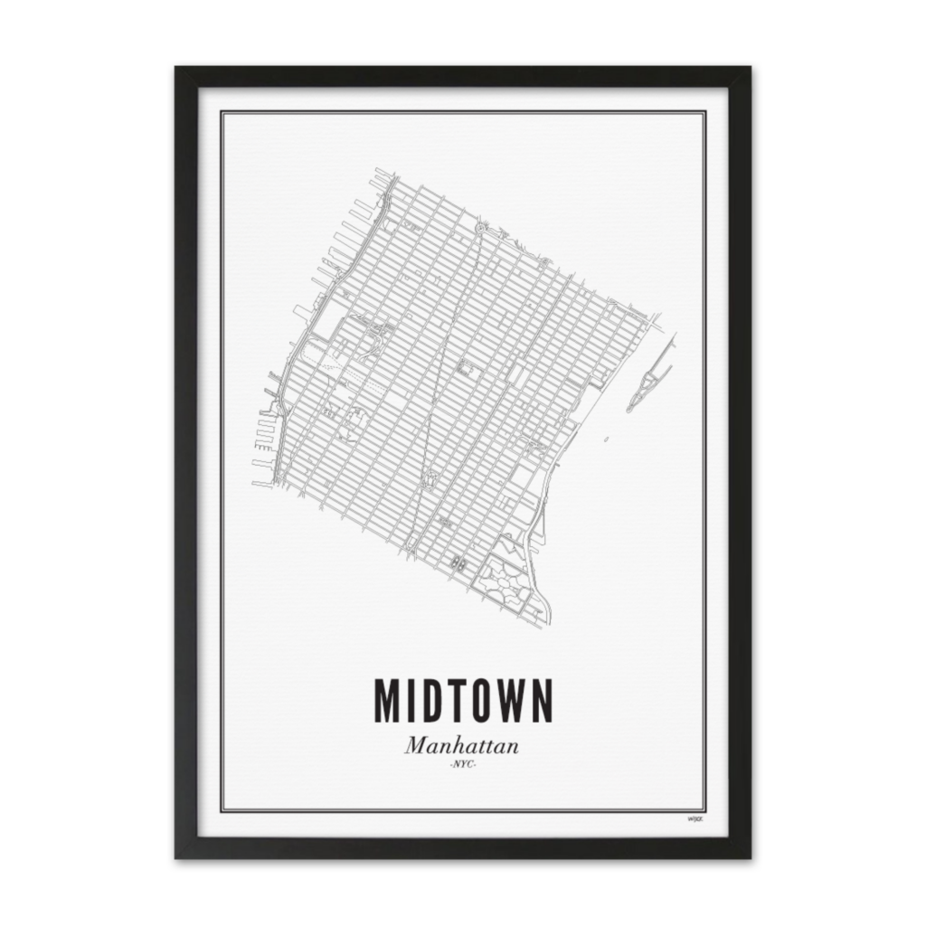 Poster van New York - Midtown | WIJCK. 