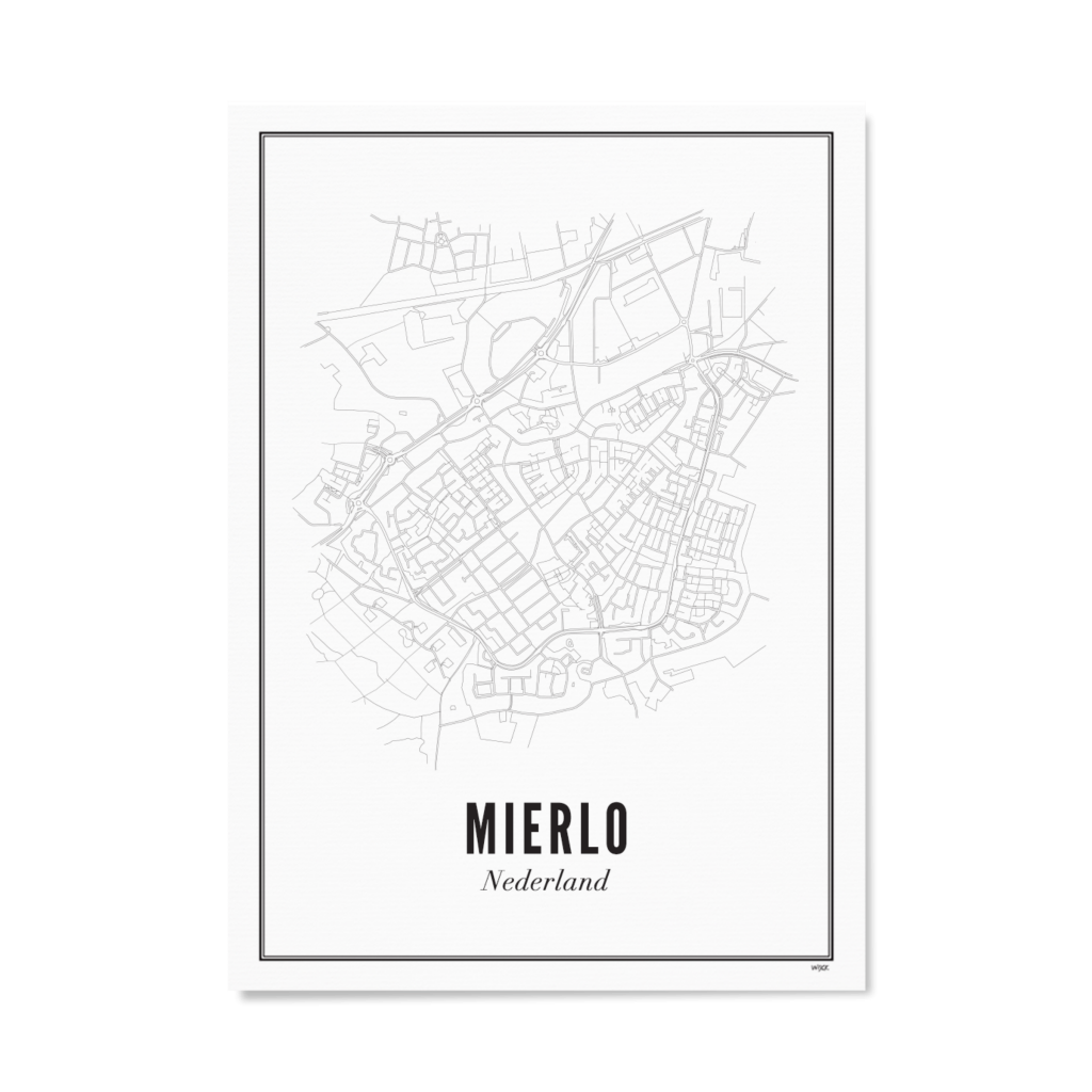 Poster van Mierlo - Stad | WIJCK. 