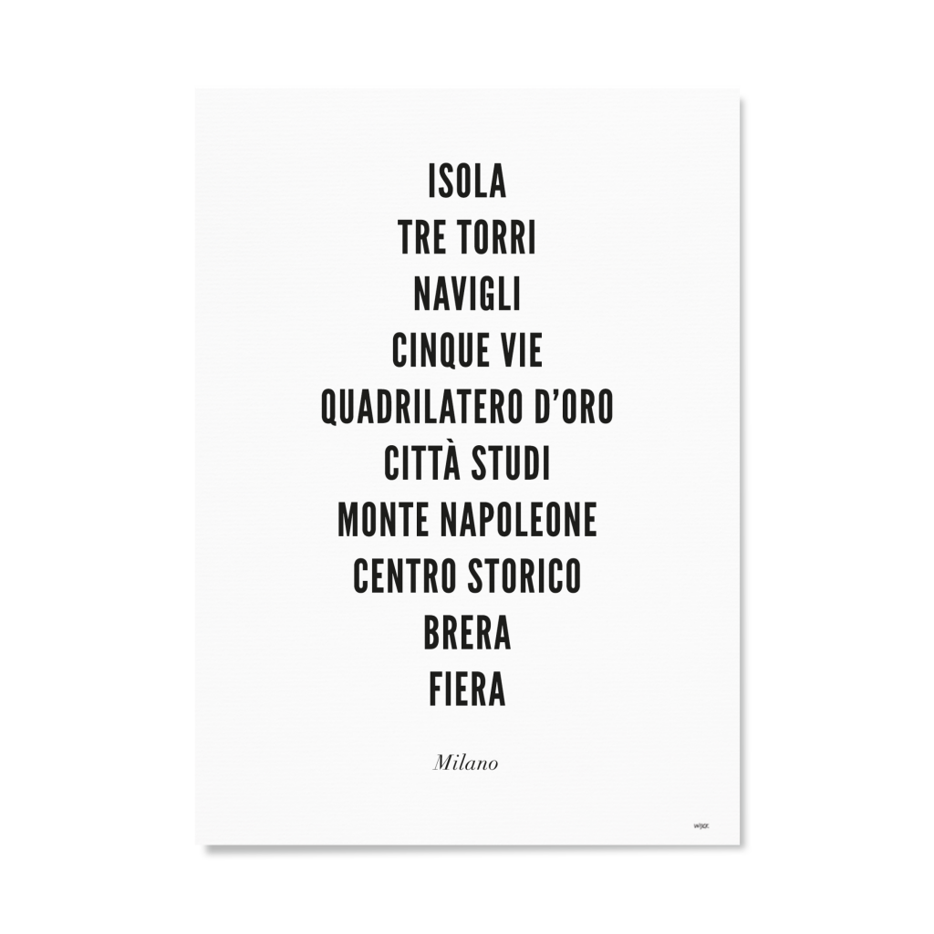 Poster of Milan - City | WIJCK.