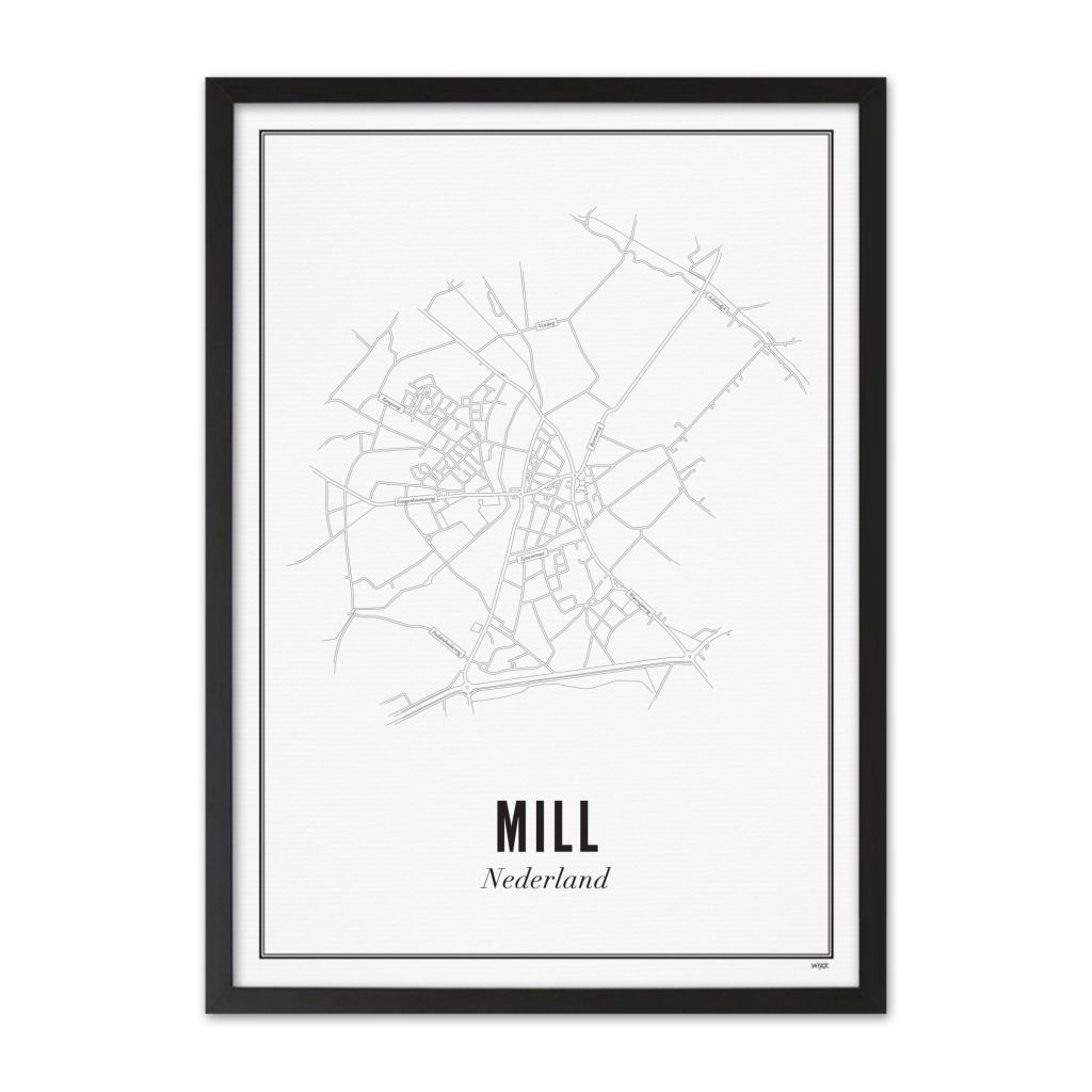 Poster van Mill - Stad | WIJCK. 