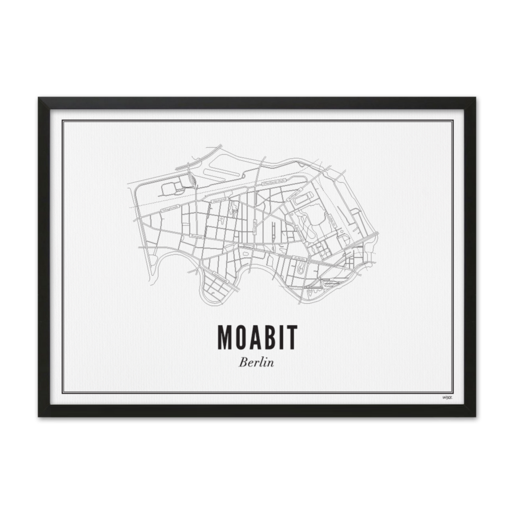 Poster van Berlijn - Moabit | WIJCK. 