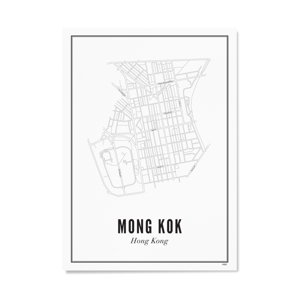 Affiches de Hong Kong - Mong Kok | WIJCK.