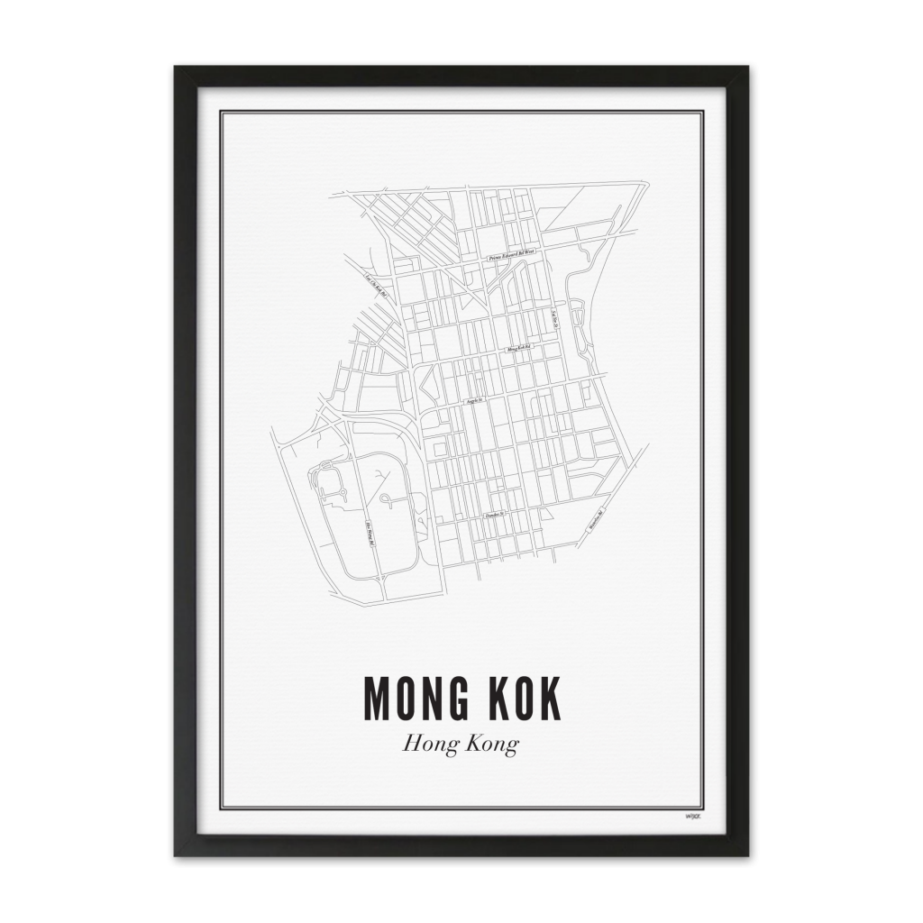 Affiches de Hong Kong - Mong Kok | WIJCK.