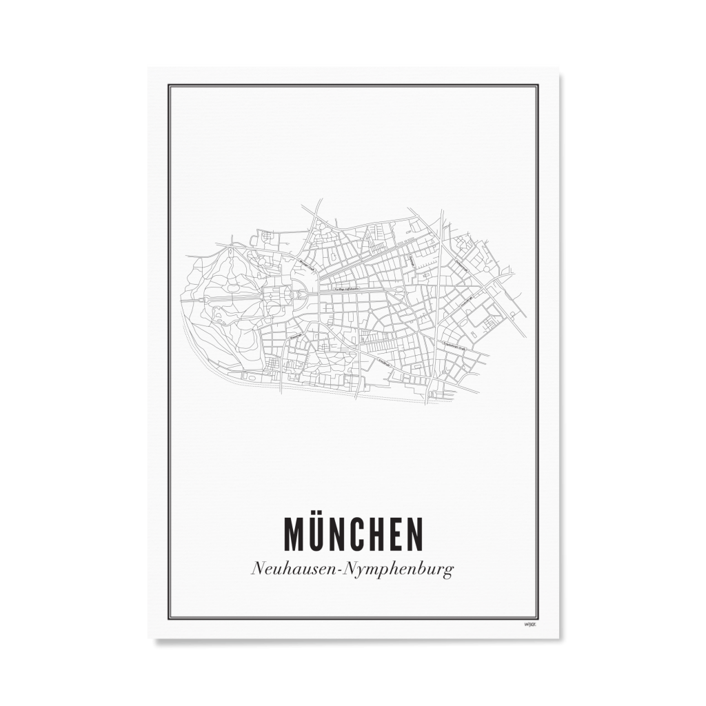 Affiches de Munich - Neuhausen-Nymphenburg | WIJCK.