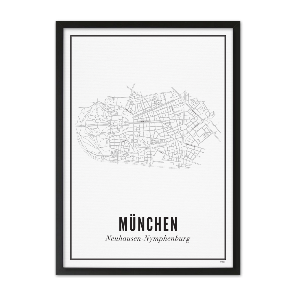 Affiches de Munich - Neuhausen-Nymphenburg | WIJCK.