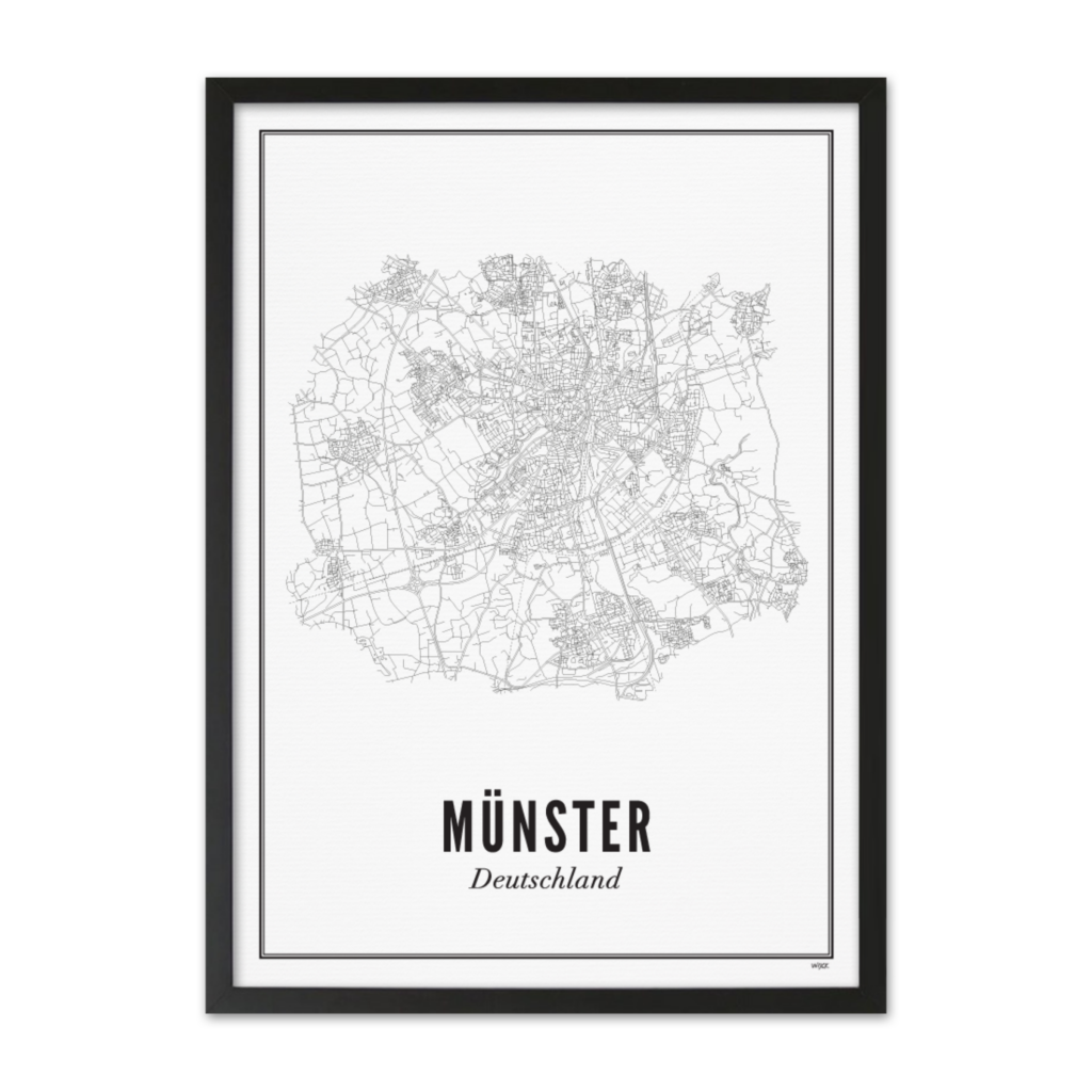 Poster van Münster - Stad | WIJCK. 