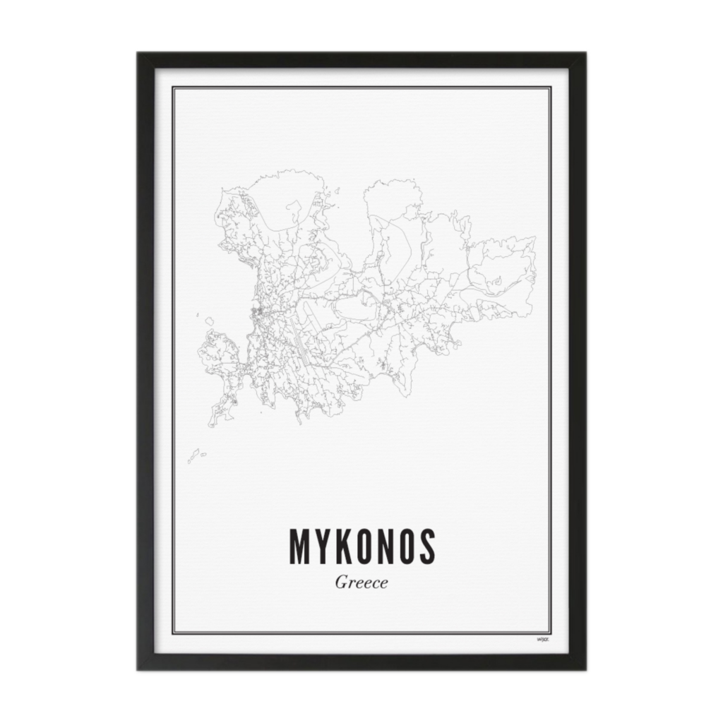 Poster van Mykonos | WIJCK. 