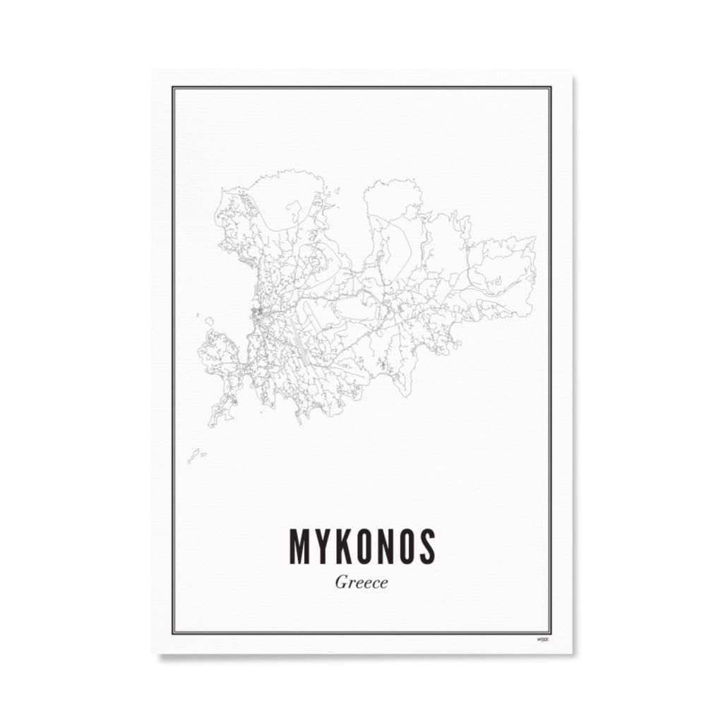 Poster van Mykonos | WIJCK. 