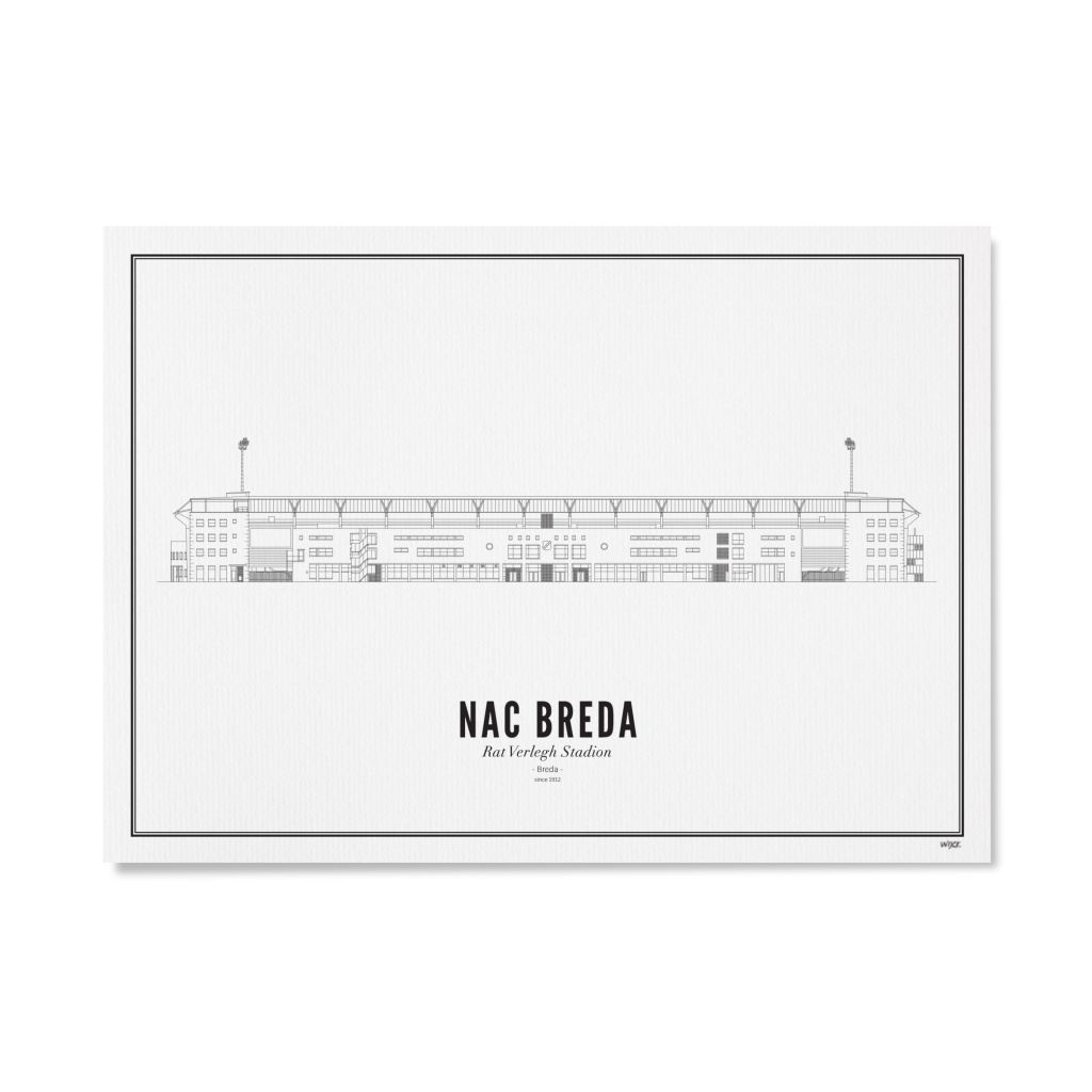 Poster van Rat Verlegh Stadion | WIJCK. 