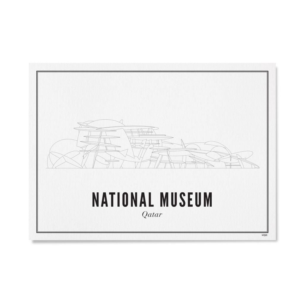 Affiches de Musée National du Qatar | WIJCK.