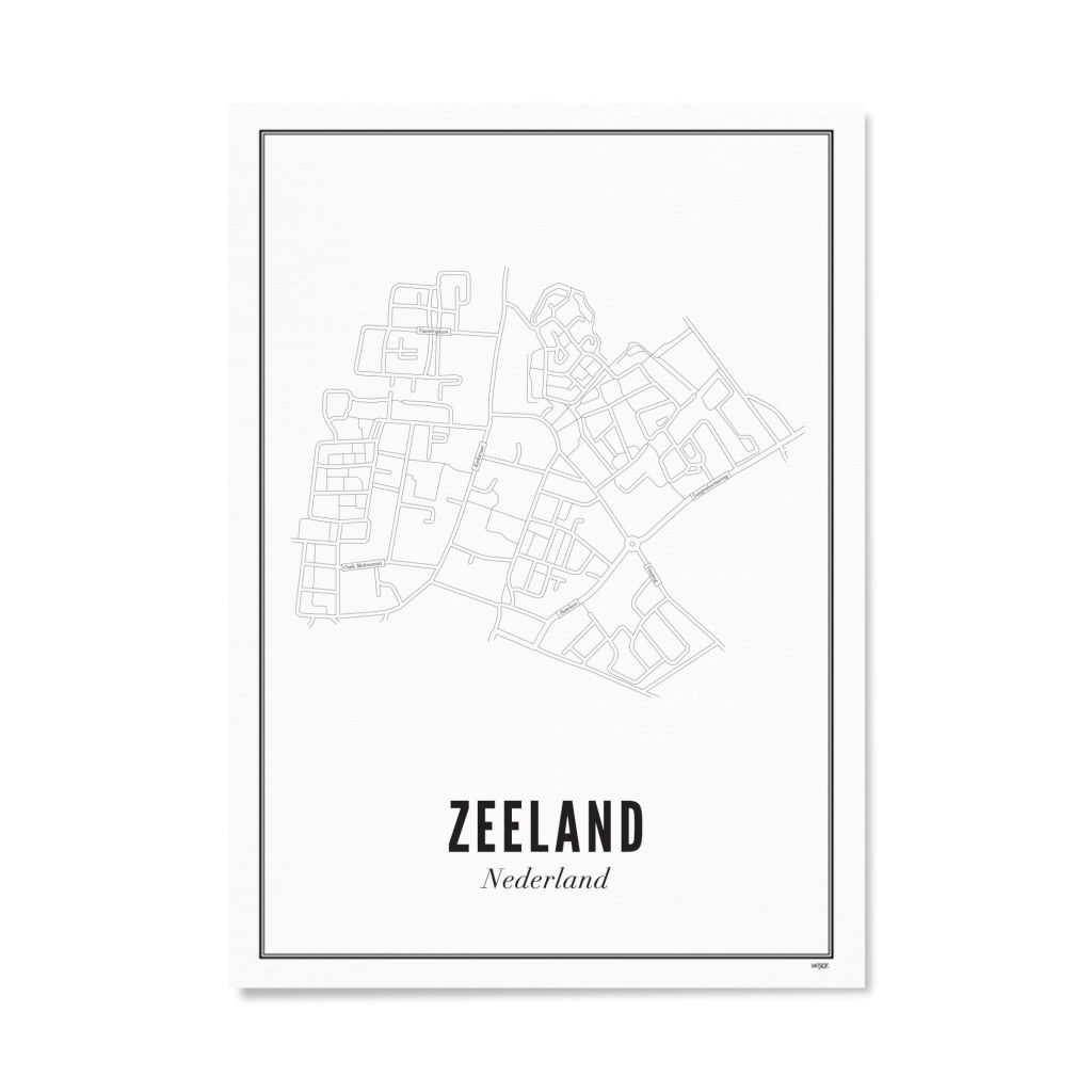 Poster van Zeeland (NB) - Nederland | WIJCK. 