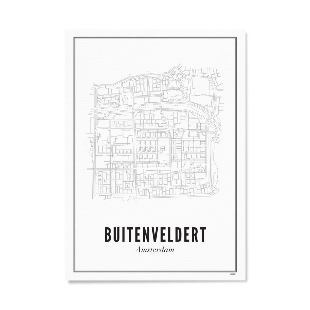 Affiches de Amsterdam - Buitenveldert | WIJCK.