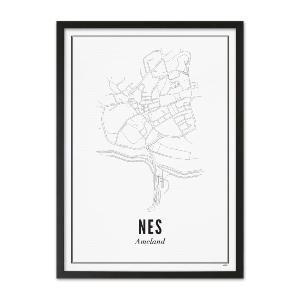 Poster von Nes - Ameland | WIJCK.