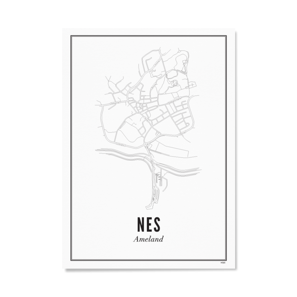 Poster von Nes - Ameland | WIJCK.