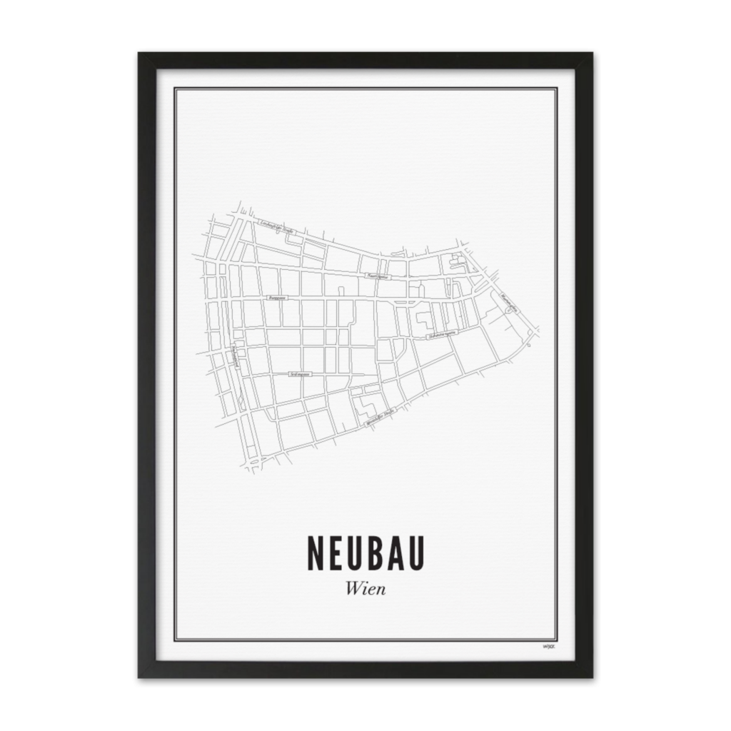 Poster von Wien - Neubau | WIJCK.