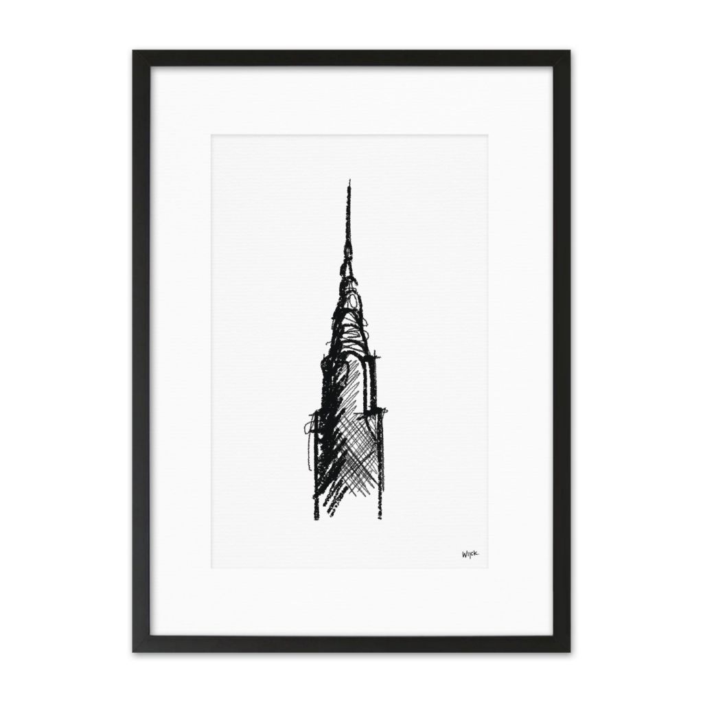 Poster of New York - Chrysler Building | WIJCK.