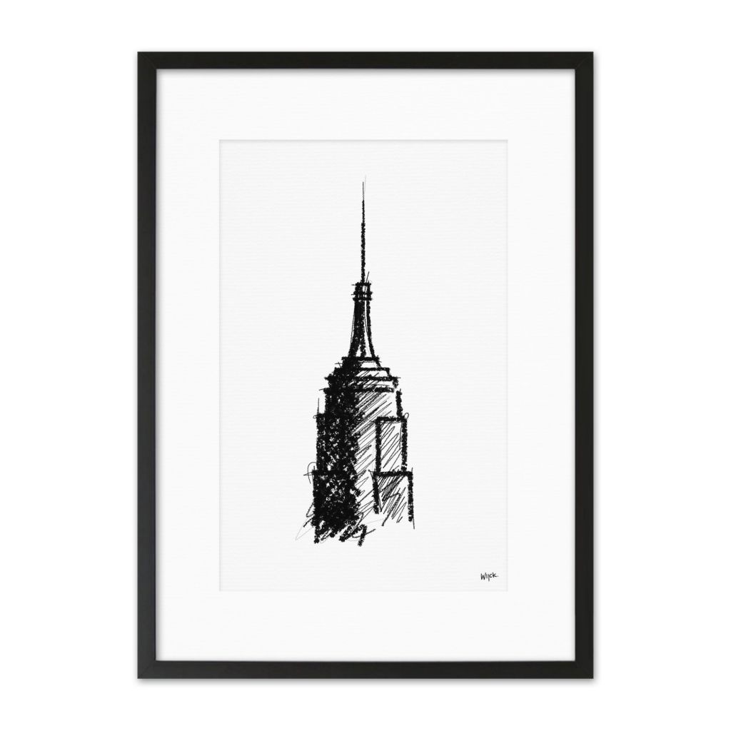 Poster van New York - Empire state building | WIJCK. 