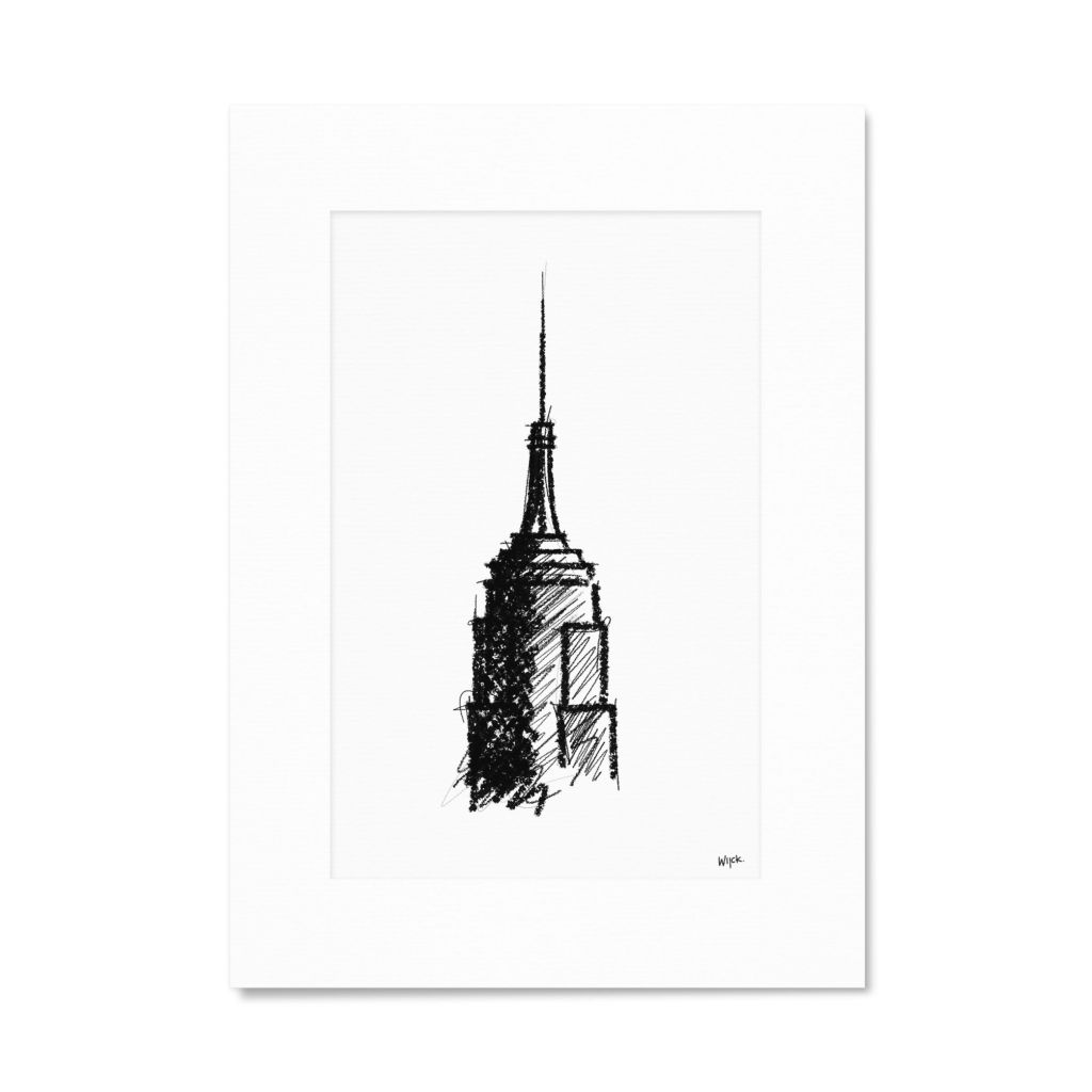 Poster van New York - Empire state building | WIJCK. 