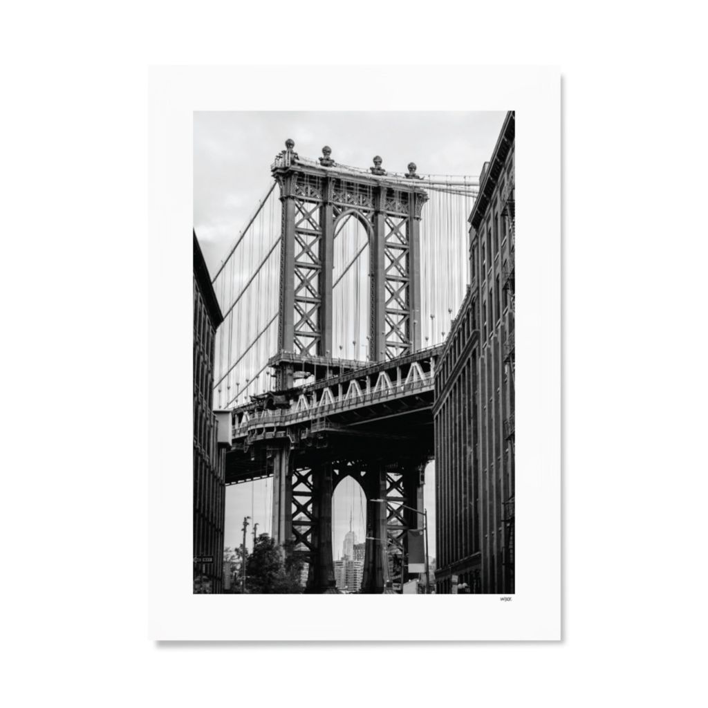 Poster van New York - Manhattan Bridge | WIJCK.