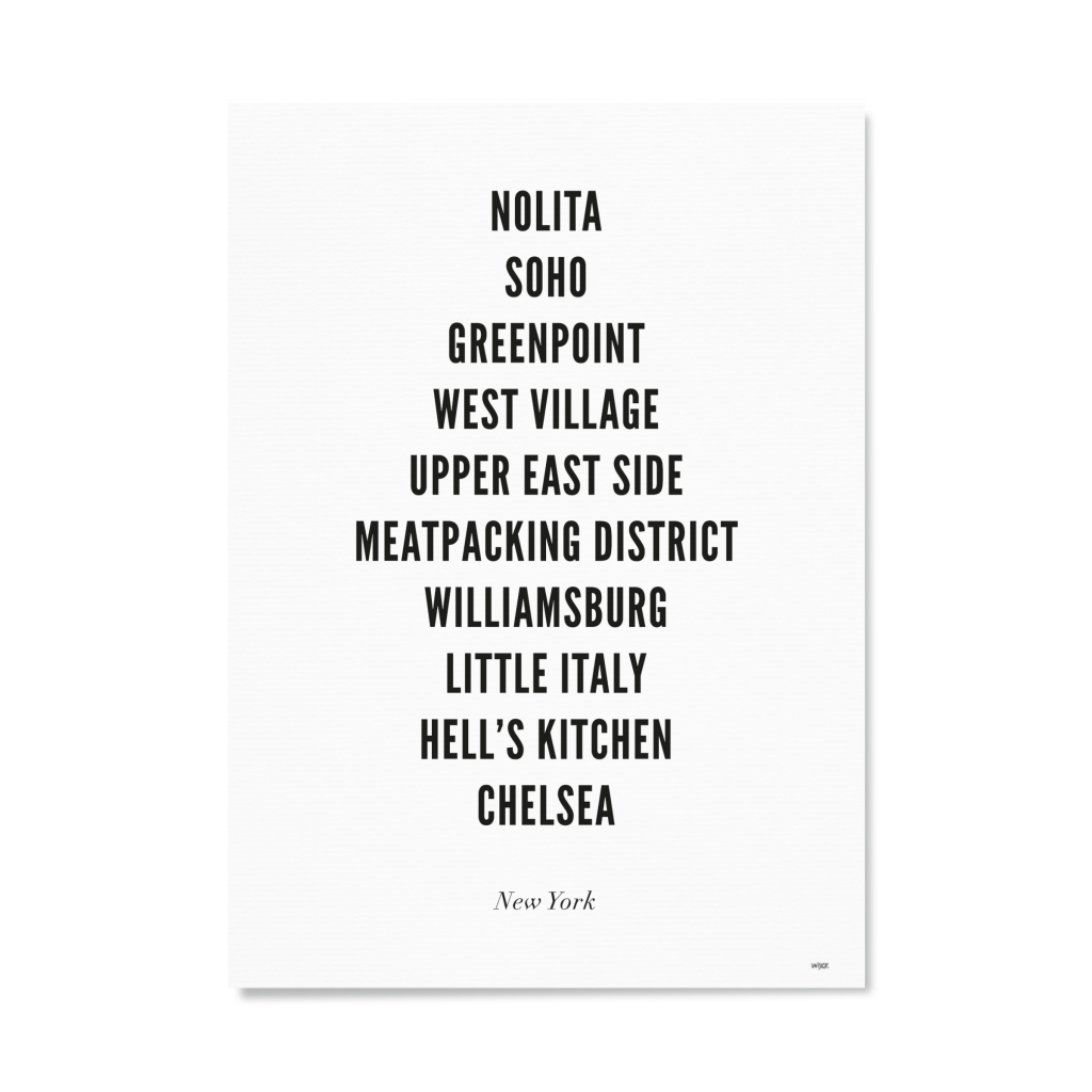 Poster von New York - Stadt | WIJCK.