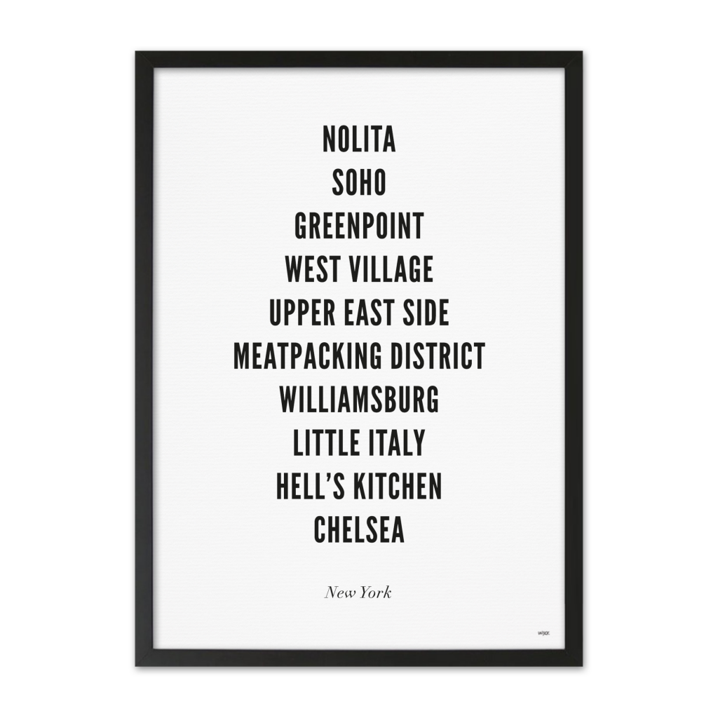 Poster von New York - Stadt | WIJCK.