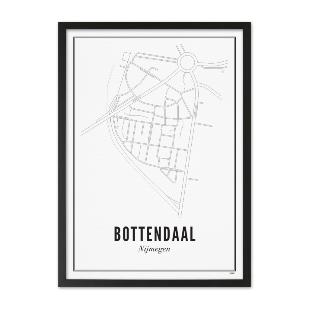Poster von Nijmegen - Bottendaal | WIJCK.