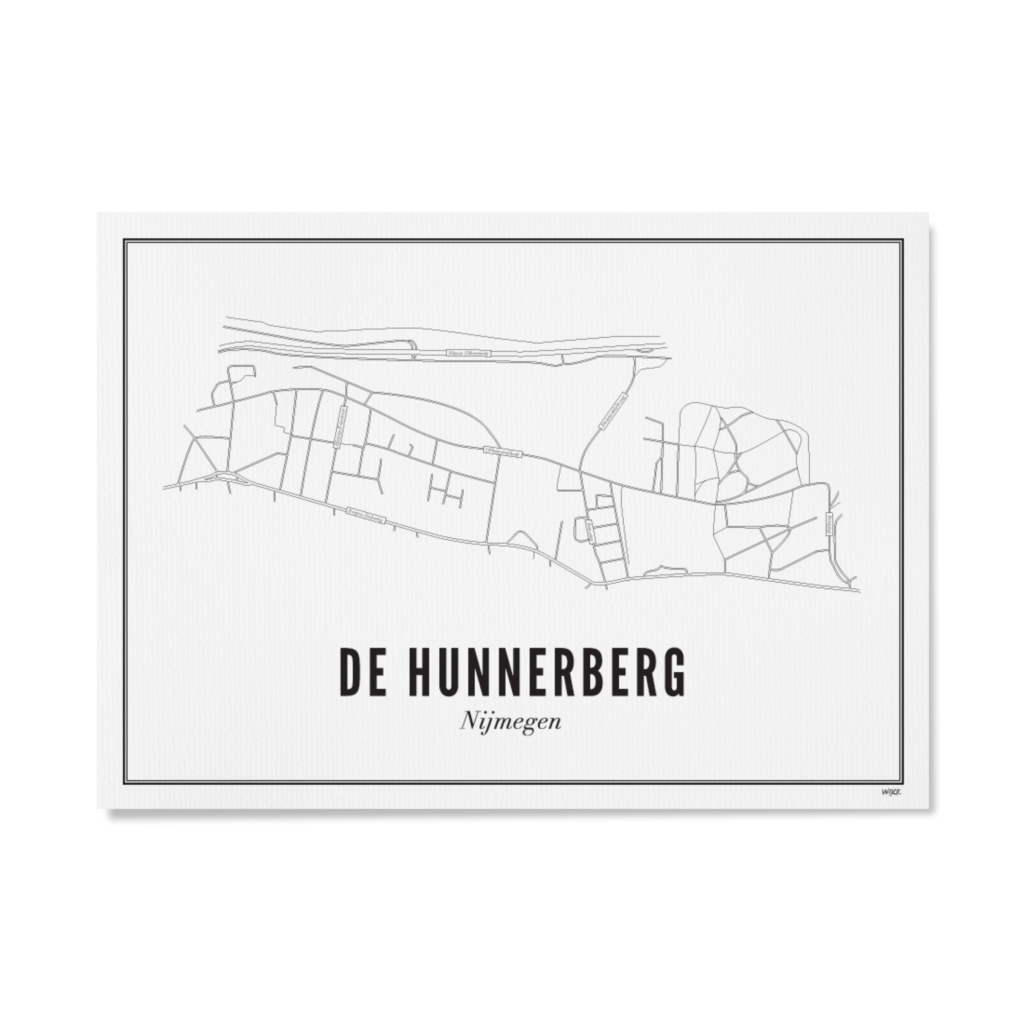 Poster von Nijmegen - The - Hunnerberg | WIJCK.