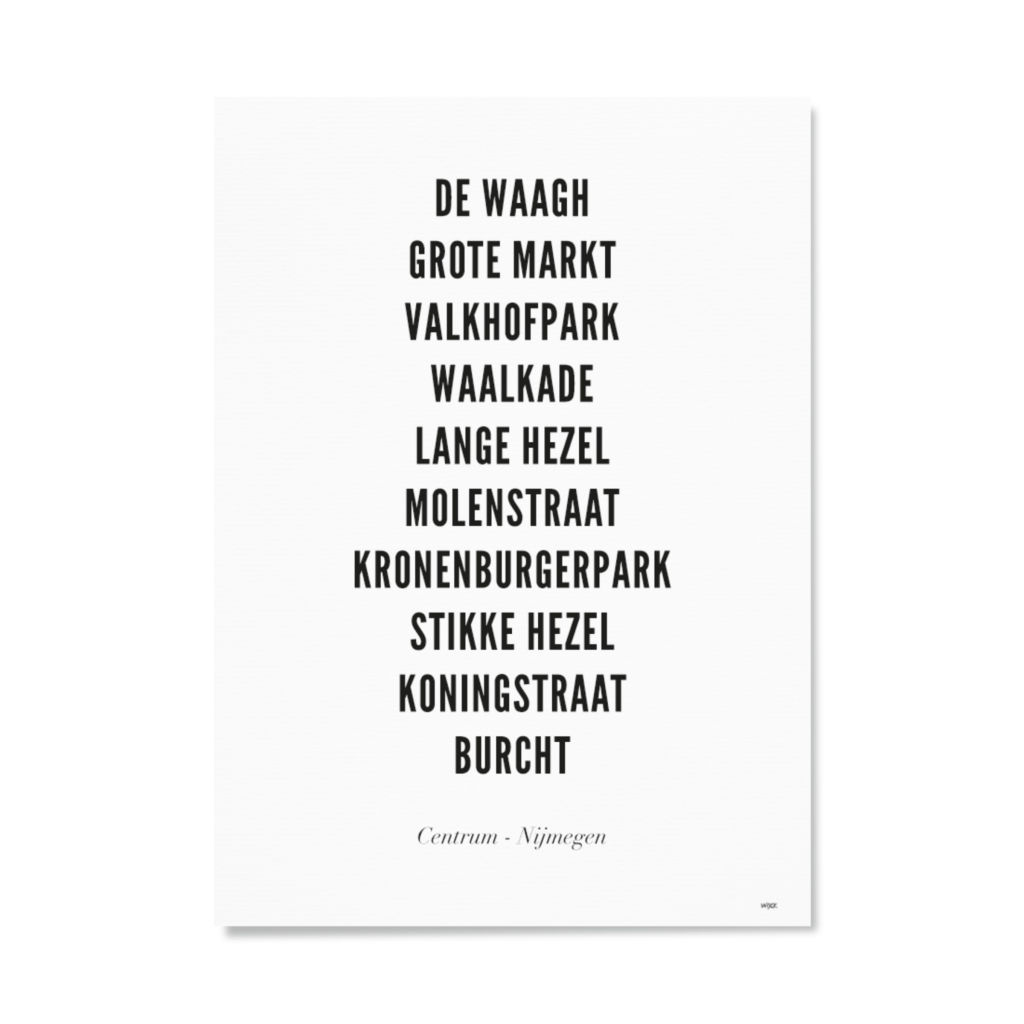 Affiches de Nijmegen - Centre | WIJCK.