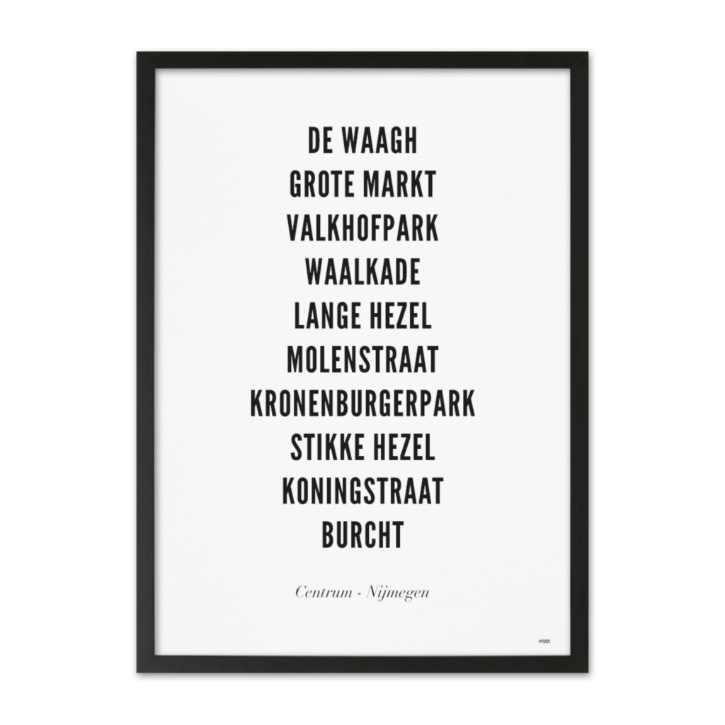 Affiches de Nijmegen - Centre | WIJCK.