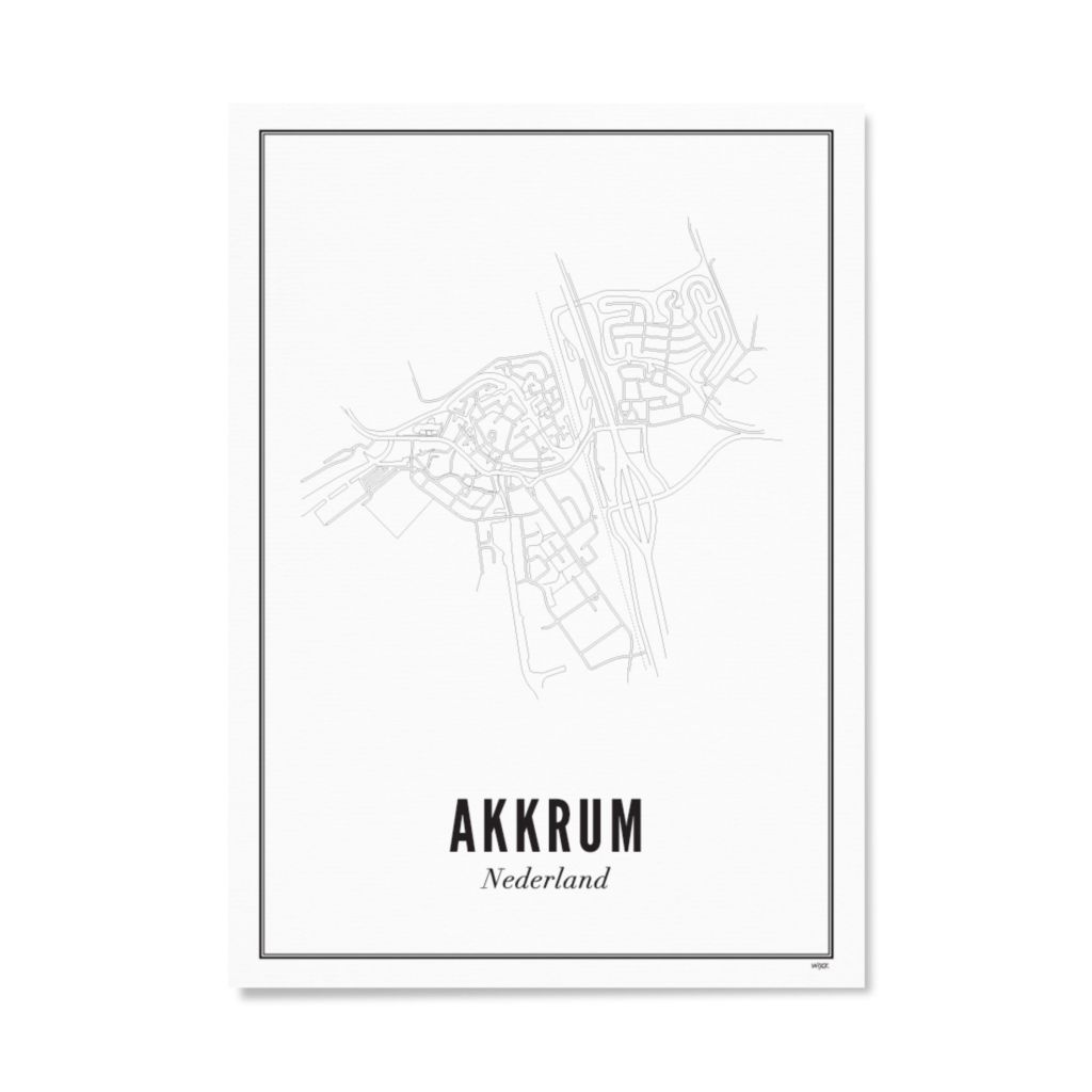 Affiches de Akkrum - Ville | WIJCK.