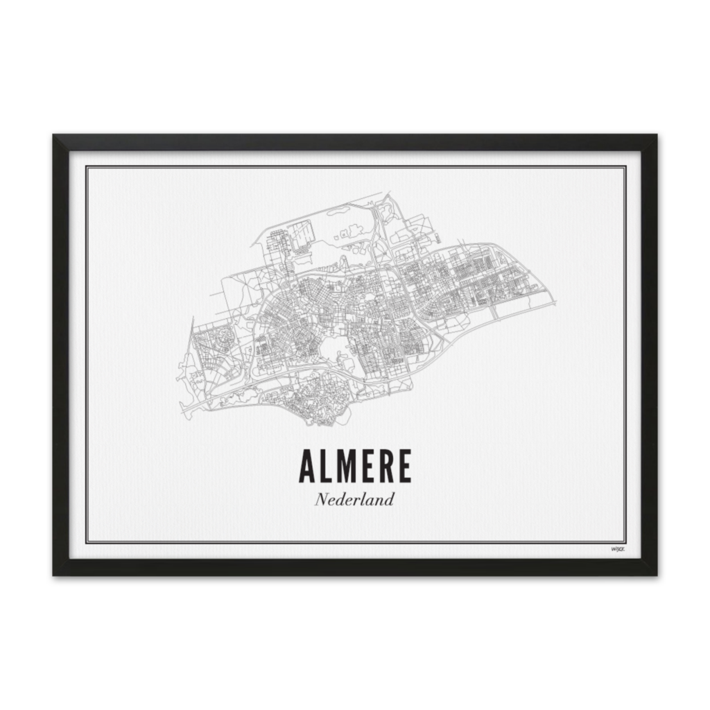 Poster von Almere - Stadt | WIJCK.