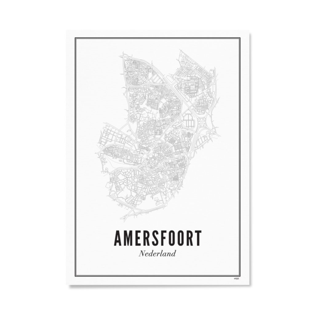 Poster van Amersfoort - Stad | WIJCK. 