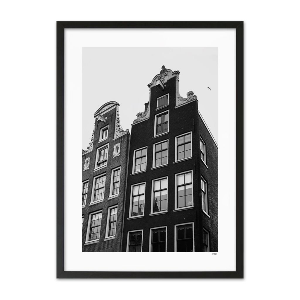 Poster von Amsterdam - OZ Voorburgwal | WIJCK.