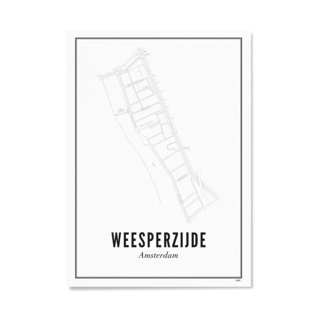 Affiches de Amsterdam - Weesperzijde | WIJCK.