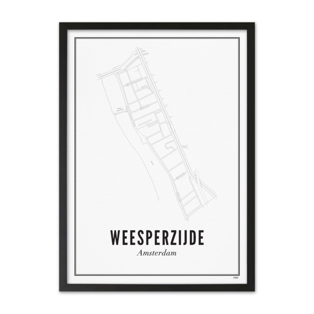 Affiches de Amsterdam - Weesperzijde | WIJCK.