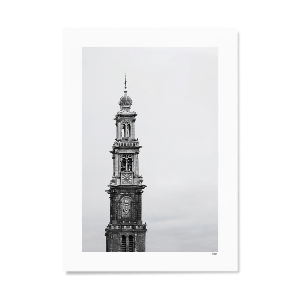 Poster van Amsterdam - Westertoren | WIJCK.
