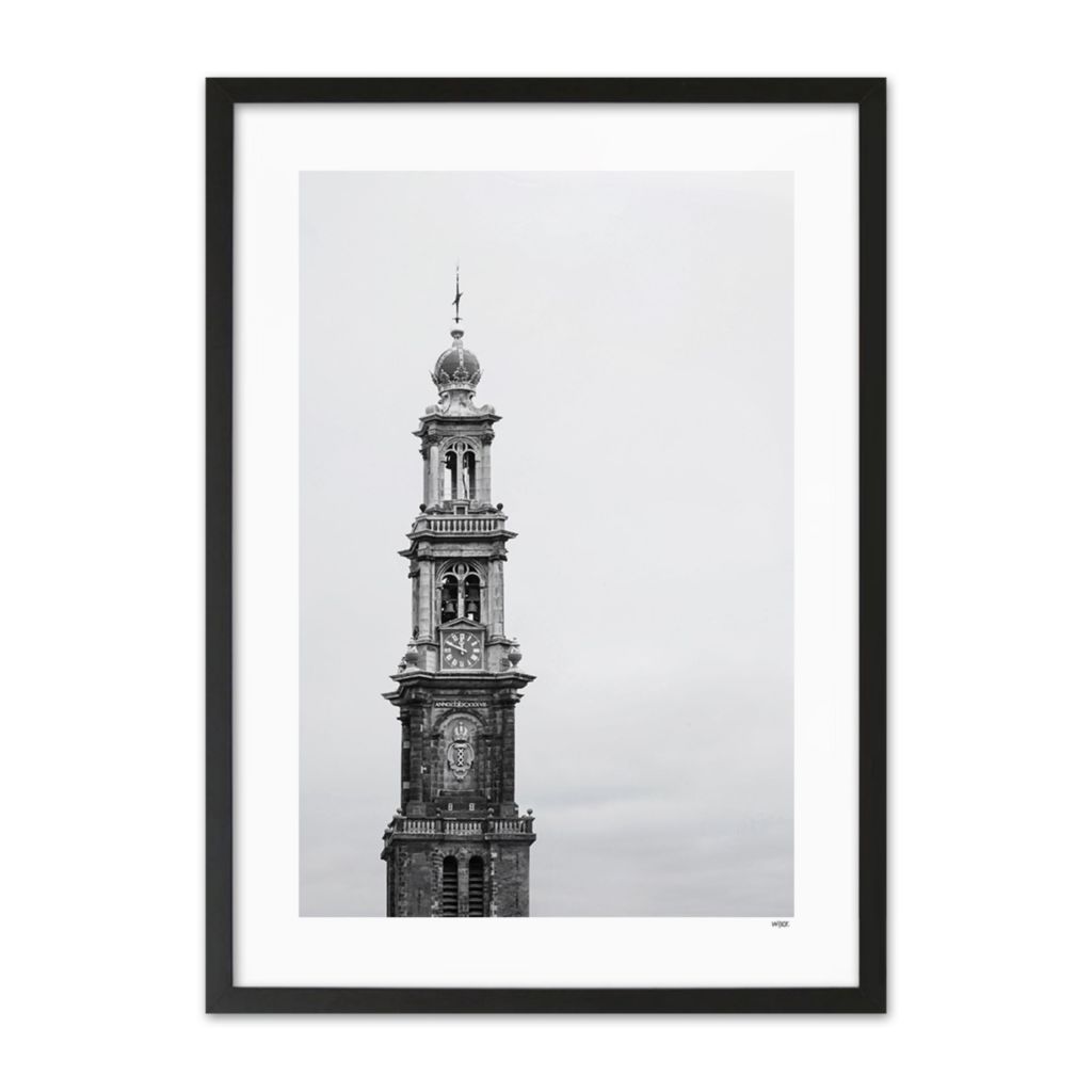 Poster van Amsterdam - Westertoren | WIJCK.
