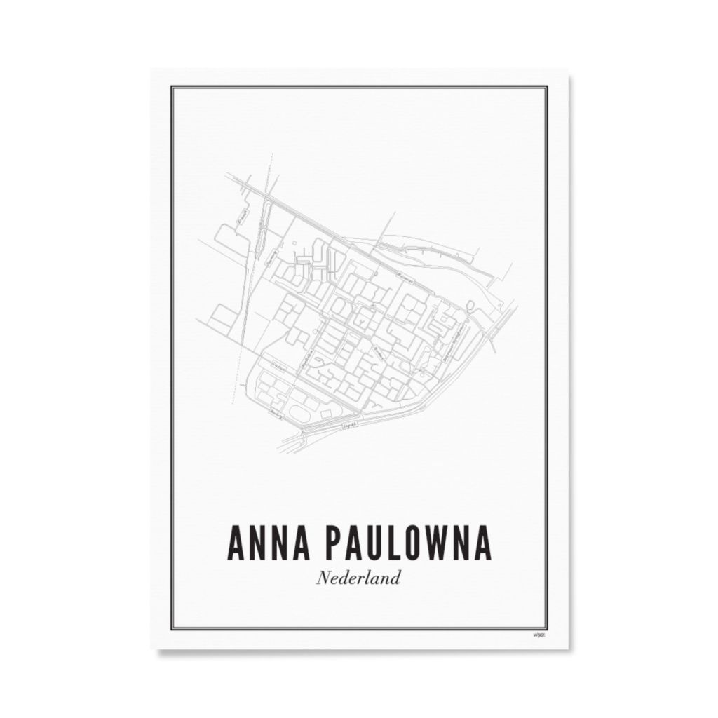 Poster van Anna Paulowna - Stad | WIJCK. 