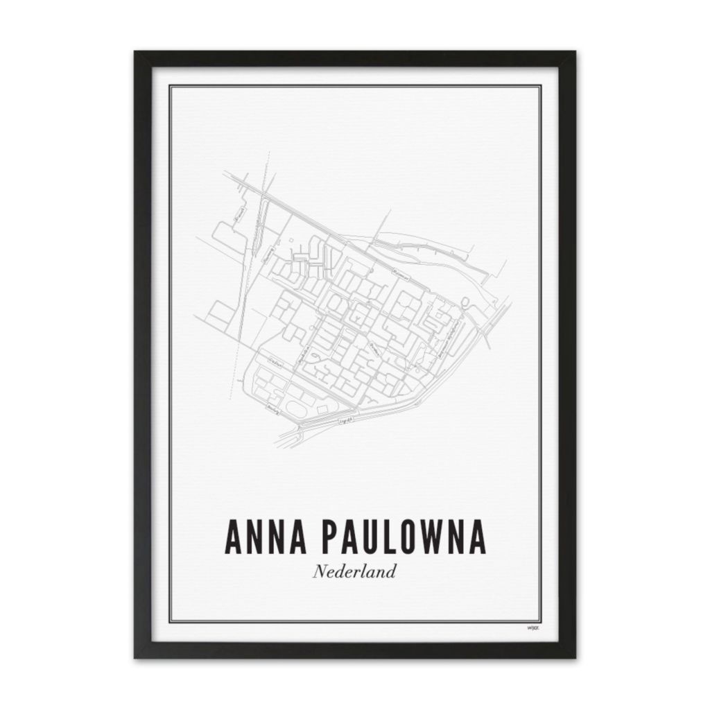 Poster van Anna Paulowna - Stad | WIJCK. 