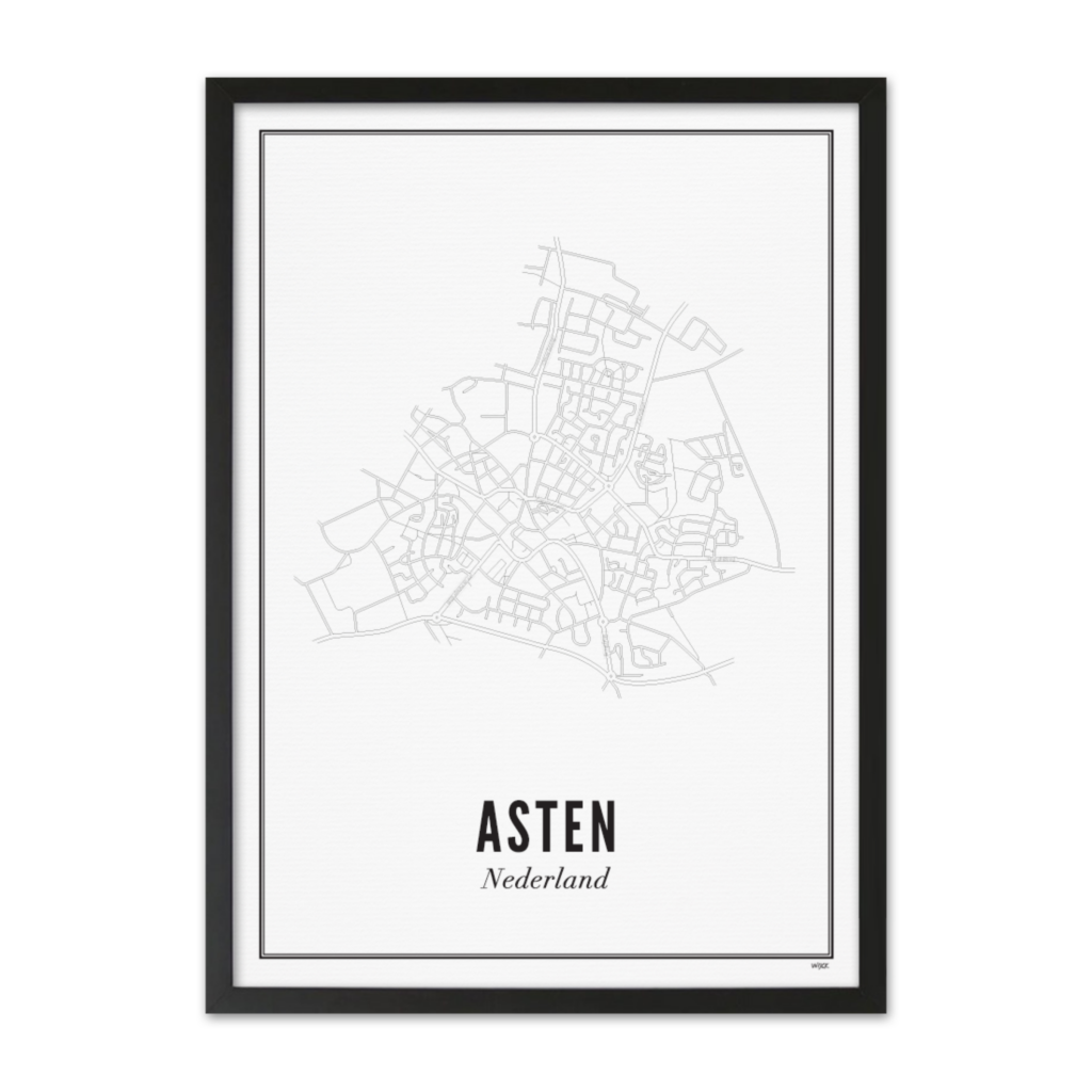 Poster van Asten - Stad | WIJCK. 