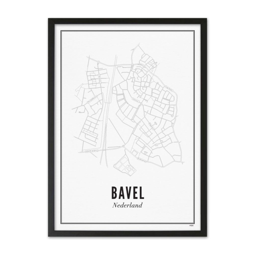 Poster van Bavel - Stad | WIJCK. 