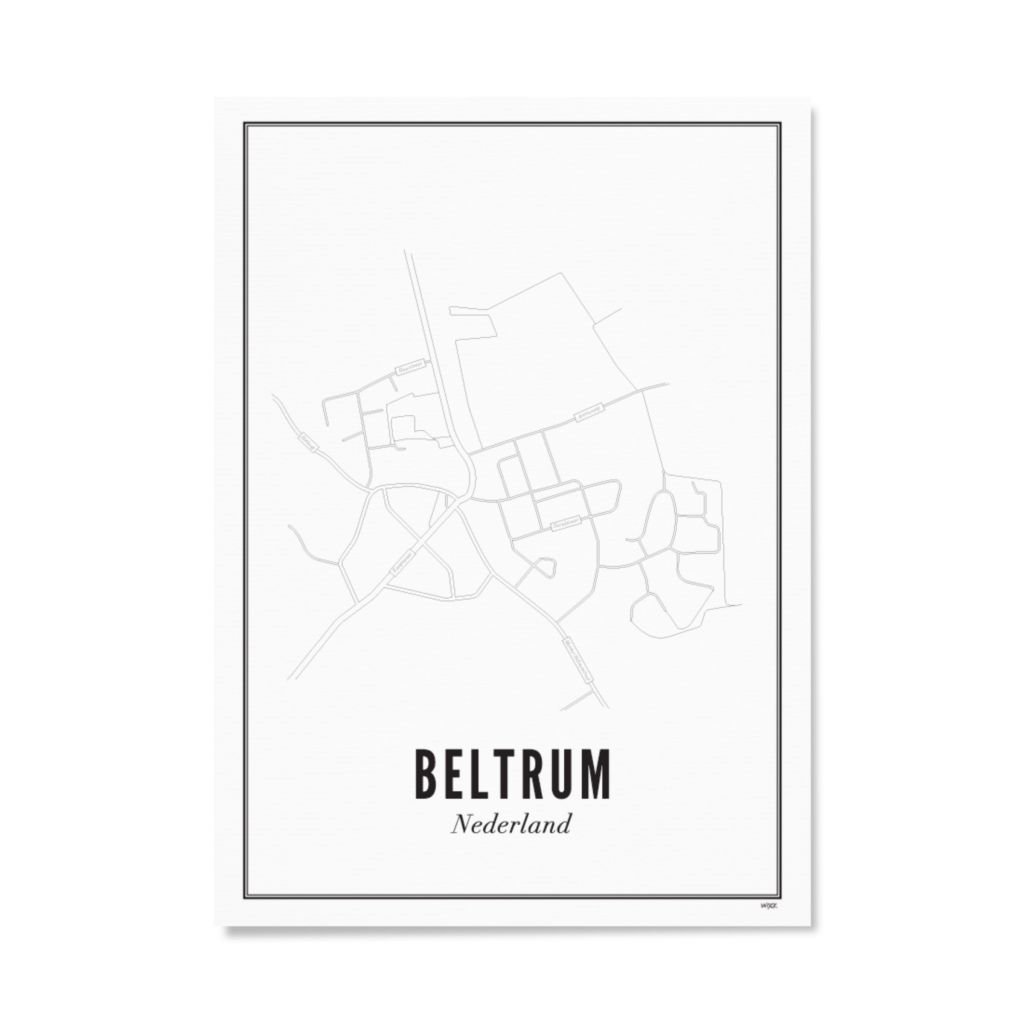 Poster von Beltrum - Stadt | WIJCK.