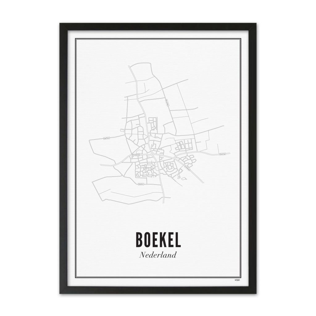 Poster von Boekel - stadt | WIJCK.