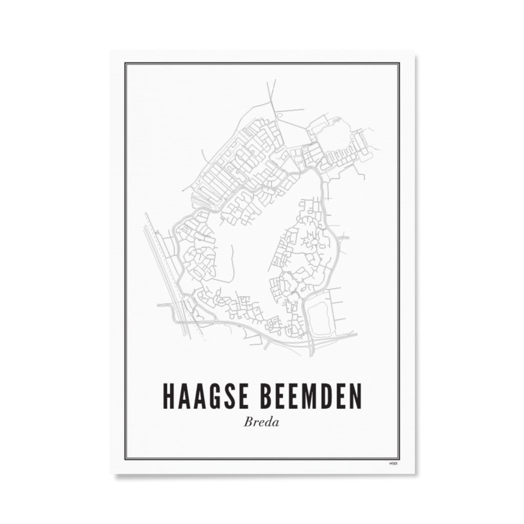 Poster von Breda - Haagse Beemden | WIJCK.
