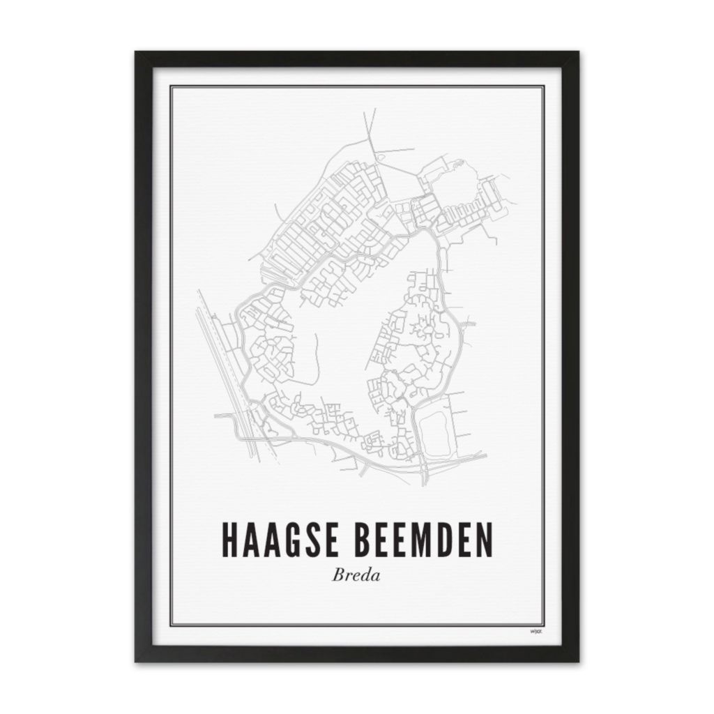 Poster von Breda - Haagse Beemden | WIJCK.
