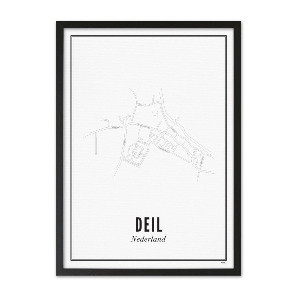 Poster von Deil - Stadt | WIJCK.