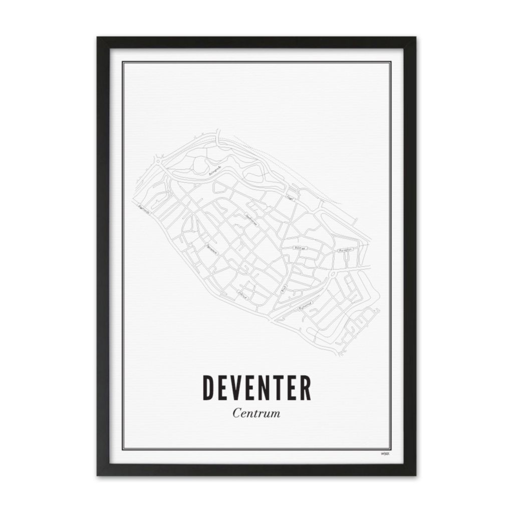 Poster van Deventer - Centrum | WIJCK. 