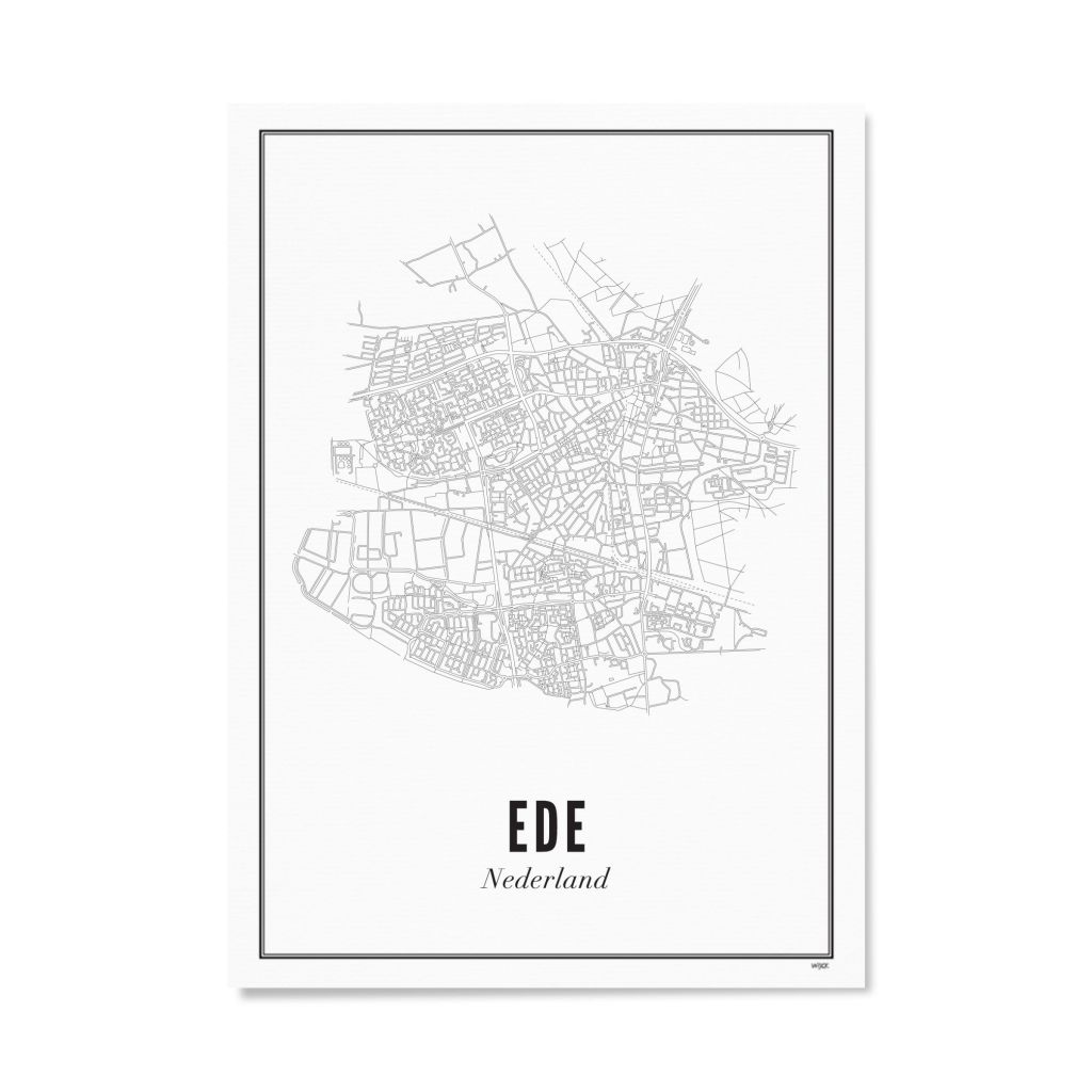 Poster van Ede - Stad | WIJCK. 